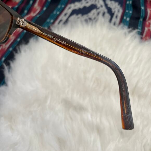 Warby Parker prescription lens sunglasses Felion Brown Rectangle FRAMES ONLY - Picture 4 of 8